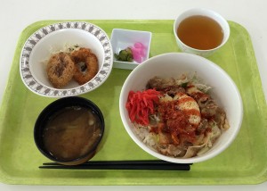 温玉豚キムチ丼